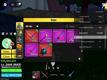 ID 599:LV 2800+Sanguine Art +CDK+SGT RACE MINK V4 FULL GEAR + Gravity Inven |Unverified Account|Auto Delivery|Blox Fruits