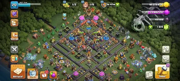 MAJESTIC SKIN SET | TH18 FULL MAX | [ 5 HERO MAX-110-110-85-55  ] [D.DUKE-25 ] 13 EPIC EQUIPMENT NEAR MAX | MAGIC ITEMS | NC YES | FULL ACCESS