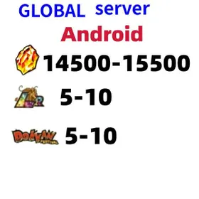 GLOBAL[ANDROID][INSTANT]14500+ Dragon Stones+5-10 LR+5-10 limited role DRAGON BALL Z DOKKAN BATTLE Farmed Starter Account|Dragon Ball Z Dokkan Battle