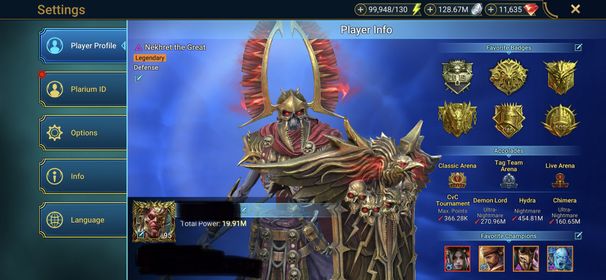 [5 Mythical Champions][19.91M] Lady Mikage,Nell,Galleus,Embrys,Karnage + 222 LEGENDARY (Titus+Wixwell,Acrizia(5*)+Gnut(5*),Leonardo,Siphi(5*),Graazur(5*),Leo(5*),Tormin,Lamasu(5*),Cardi,Warlord...) + 1k UNM + Mythic relic + 99948 energy + 11635 gems