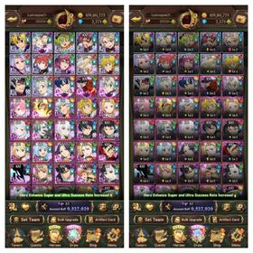 GLOBAL 2.250💎 | 9.5 Million CC | New Odin | 12LR | ALL BASIC UR | New Ban + Meliodas Cross : IF | All Collab Re:Zero | All Collab Solo Leveling | All Collab Fire Force | Collab Konosuba | Collab Gachiakuta