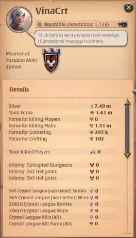 Asia |1,61M Total Fame - 7,49M Silver| T8 Lumberjack Gather Equipment With T6 BattleAxe Build|Take Gmail|Check SS|AO899