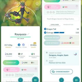 SHINY XXL RAYQUAZA [ RAREST ] 🐲 MINI PTC 🐲 SELF MADE ACC 🐲