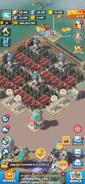 LWS76 – Whale Endgame Account | Server 587, VIP 14, HQ 35, 303M+ Power & 165M THP