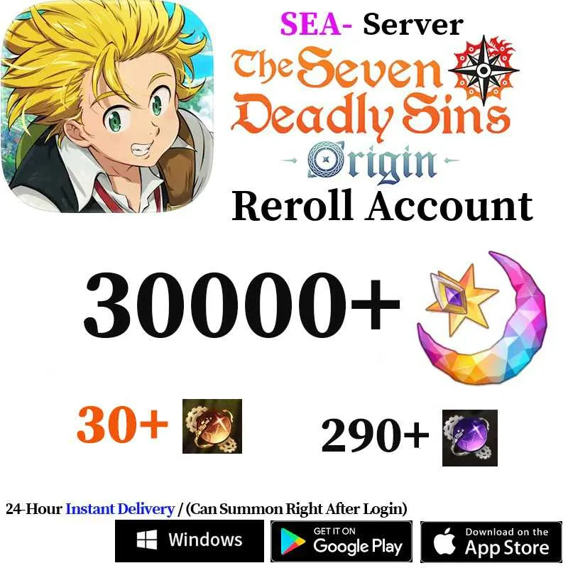 Europe] 30000+ Star Fragments/Hero pickup Draw Tickets×30/Regular
