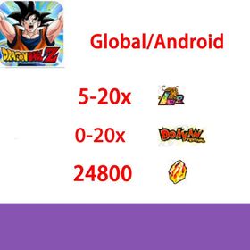Global[Android /only]| 24800diamond]|LR：5-20| Dragon Ball Z Dokkan Battle |Fast delivery