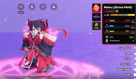 Shiny Reimu - Anime Vanuguards - AV