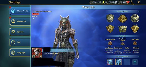 [5 Mythical Champions][8.31M] Lady Mikage,Gizmak,Mezomel,Galleus,Embrys + 91 LEGENDARY (Marius,Siphi(5*)+Rotos(5*),Taras,Pheidi,Titus,Lamasu,Fabian(6*) 395,Gnut,Tholin(5*),Nekmo,Elva,Donnie,Freyja,Shyek+Krokhad...) + 1k UNM + 1k NM HYDRA + RTA AVATAR