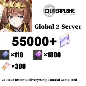 [Global 2] 55000+ Diamonds | 110x[Regular tickets]+1800x[Special tickets]+300x[ Limited tickets]+Light and Dark Scrolls x2+Genesis Scroll ×600 + Genesis God Selection Scroll ×1+3 Random Limited character or Creator God+random 3-star+ [OUTERPLANE]