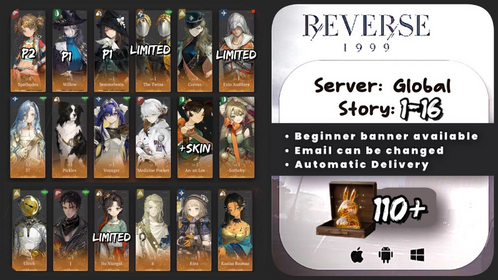 Instant Delivery | Global | Story 1.16 | 19x6⭐️: 110 Unilog+The Twins+Ezio Auditore+Jiu Niangzi+Willow+6+Ezra+Kaalaa+P1 Spathodea+Pickles+Medicine+An-an Lee+Sotheby+Druvis+…| Novice Banner available | #g1