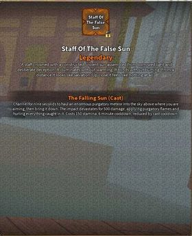 Staff of False Sun | The Veil