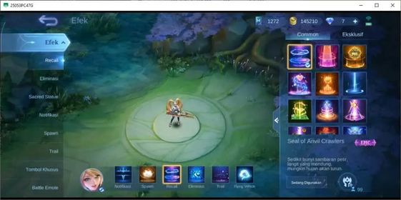GLobal|Hero 94|Skin 122MaxEmblem|Recal TasTas|EPIC Kgura+Harley+Irithel+Grock|DtailCheckSSTakeMail(ML796Z)