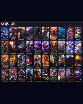 🌍 EUNE ⭐ Unranked 🎨 40 Skins 🏆 163 Champions 💙 28K BE 📈 Level 178 🔥 Riot Kayle 🏅 Victorious Tryndamere 🏅 Riot Girl Tristana 💎 1 Ultimate 💎 3 Legendary 🔹 Gun Goddess Miss Fortune 🔹 Surprise Party Fiddlesticks 🔹 Mecha Zero Sion m9269605725