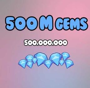 (PS99) Pet Simulator 99 gems 1 unit = 500,000,000 | 500M GEMS