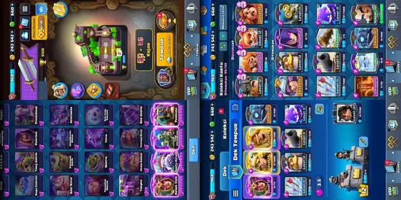 KT 12 | Evolutions 4 | Card Level 14 = 1 | Heroes Giant Dan Musketeer | Trophies 5120 | Accounts Clash Royale