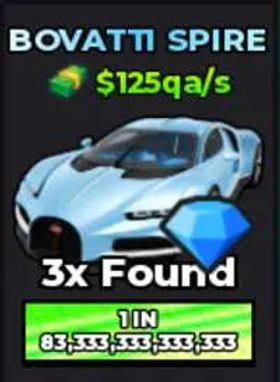 🔥2x Bovatti Spire (Diamond) ($125qa/s) | - Dream Car Collection🔥