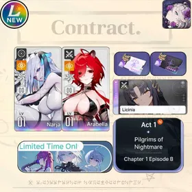 [Lv10] GLOBAL| Arabella + Sign Licinia (Partner Arabella) + Narja |SelectiveRescueUntouch |Starter account