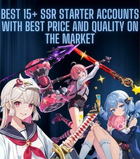 19 SSR Perfect Starter Account - Harper, Cha Hae-In, Amamiya Mirei, A1 Emma Laurent, Yoo Soohyun, Alicia Blanche, Woo Jinchul, Go Gunhee, 3x Demonic Plum Flower Sword, Skadi, Mischievous, Unparalleled Bravery, Another Level, Overdrive, 2x Shark water gun