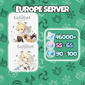 [Europe] 46000 Primogems + 55-65 Interwined Fate + 90-100 Acquaint Fate | 430 Wishes | AR50+ | DM For Catalog