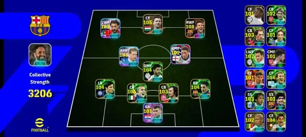🔥2× Best BigTime Messi Card🔥(MSN) BigTime Blitz Curler Messi (108)🔥BigTime Boot Kiss Messi (105)🔥Legend Epic Puskas (105)🔥Epic Cannavaro (106)🔥Epic Zenetti (104)🔥Epic Alonso (104)🔥Epic Forlan (104)🔥Epic Villa (104)🔥Epic Ferrar (104)🔥Epic Maradona🔥Epic Beckenbouer🔥Raul🔥Torres🔥Baresi🔥Adams🔥Bellingham🔥De Bruyne🔥Diouf🔥Silva🔥England '24 National Pack🔥Many POTW/ShowTime/Highlight Cards🔥Good Managers🔥Best Collections🔥Only Konami🔥
