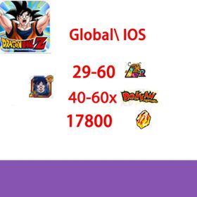 Global|[IOS /only]|17800diamond+LR：29-60]| Dragon Ball Z Dokkan Battle |Fast delivery