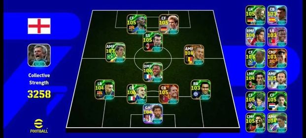 3260 St⭕️Rummi,eto, shevchenko, viera,kaka, Van Dijk,Nuno Mendes ✔️Only konami
