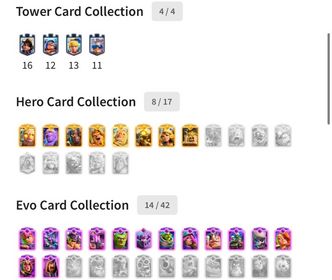 #CR678 ❤️LV1688 WITH 8 HERO, 14 EVO| GIANT DOUBLE PRINCE/ MK9 ZAPBAIT DECK| 14 SKIN, 6 RULERS| 23 LV16❤️