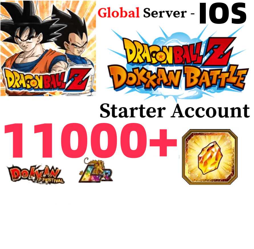 Compte Dokkan Battle 10000+ Pierres - IOS/Android, Rare, Neuf