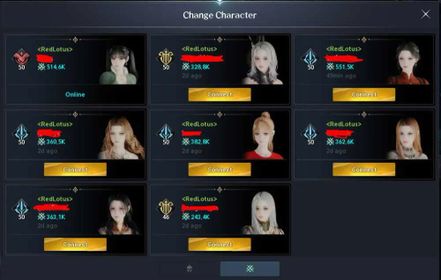 🌟Sale🌟EZ KINAH FARM 8 CHAR IN 1 SERVER