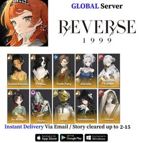 A21【Server： Global】494 draws +Account resources are shown in the figure. | Story Map 2-15 | Starter Account | Reroll