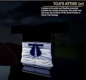 AOTR Toji Attire | Attack on Titan Revolution --- Toji Attire