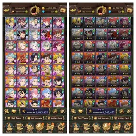 GLOBAL 900💎 6M CC | Nemesis Meliodas | All Collab Gachiakuta | Collab Re:Zero | 8 LR + 10 BASIC UR