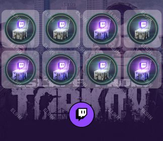 🧨 Twitch Drops ❤️ Golden Coins tournament 💜 Escape from Tarkov [Total 8 Items]