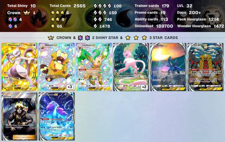 💎 4147 ENG cards ✨ Pack Hourglass 2478 ✨ 3 Crown