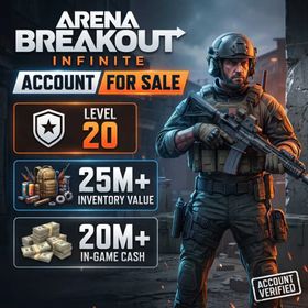 [PC] Account - LVL 20 | 20M+ Koen | 25M+ Stash Value | 100% Safe | Arena Breakout Infinite