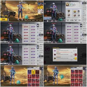 M416 GLACIER MAX"AKM"M24"UMP(KILL MSG)"DRAVION X-SUITE LVL 2"GALADIRA X-SUITE LVL 1"MF 92"LVL 73"1 ULTIMATE SET"2 MYTHIC LOBBY