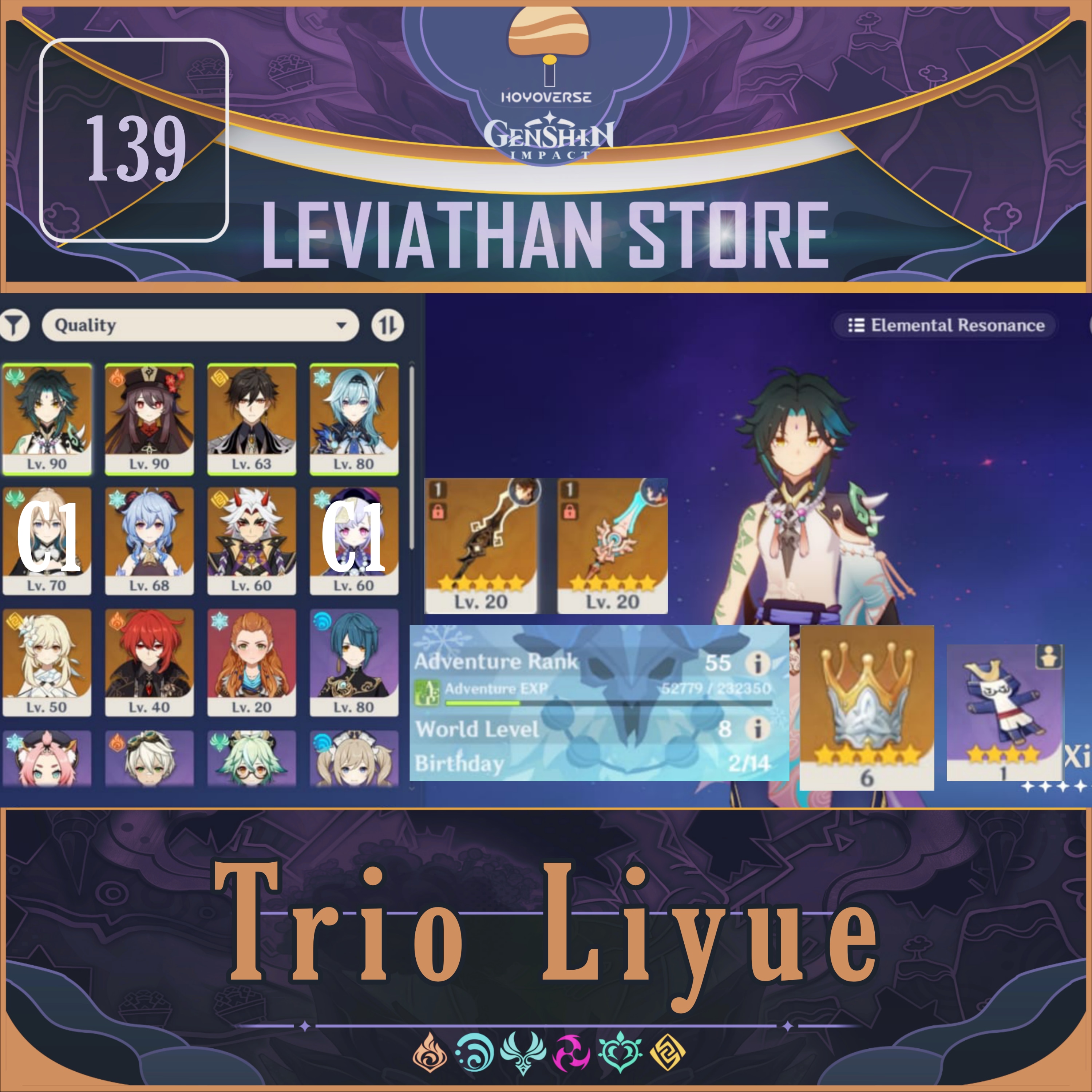 Genshin Impact Account For Sale Buy Top Up Zeusx