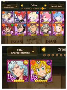 Global, 1.223💎UR Gawain, 6 Mill buff, 7LR + 9UR + 10 collab chars : 6 Rezero chars + Full Gachiakuta, have UR Gawain + UR Nemesis Meliodas + UR MerlinEscanor + Cross IF Another Meli + Another Ban, Main Story only at chap 6 + side story all fresh untouch