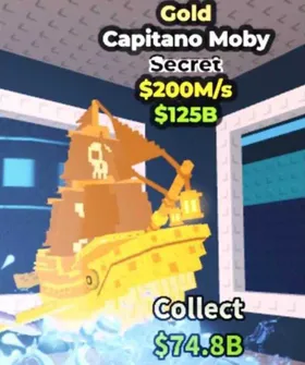 Gold Capitano Moby 200M Steal a Brainrot