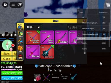 ID 597:LV 2800+SANGUINE+CDK+SGT RACE ANGEL V4 FULL GEAR |Unverified Account|Auto Delivery|Blox Fruits