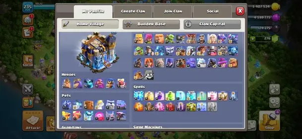 TH18 MAX HERO 2 XP235 🔥GOOD DEFFENT AND TROOPS FOR WAR🔥 NIGHT MODE ALLMAXED 🥳