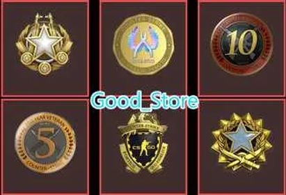 CS2 Prime 489 hours+6Medals(2017-2026 Service Medal/10Y/5Y/Loyalty Badge/Global Offensive Badge)
