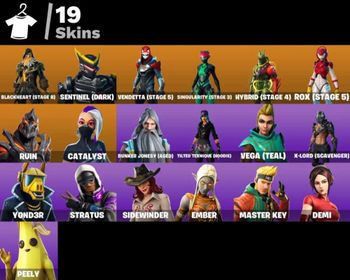🔷Discount🔷️🔷Blackheart (Stage 8)Sentinel (Dark)Vendetta (S5)Singularity(S3)Hybrid(S4)Rox (S5) | Warranty🔷️, Sale, skins 19