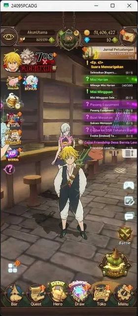 ASIA |1.9M CC|10 DM|4 LR|4 UR|LR Mesis 3/6|UR Menot 1/6,DKM 1/6|Collab Gachiakuta| Log TF Code|Check SS 7DS633B