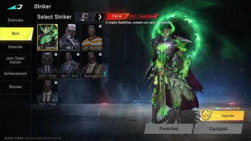 ASIA|Eternal Striker  - VOLT DeathClaw|Legendary Gun|Rare Glide|1 Rename Card|SS BS3834B