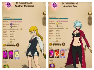 Global, 1.700💎5,3 Million buff, 9LR + 8UR +12 collab chars : Full Fire Force + 3 char Gachiakuta + 6 chars Collab Rezero, Have newest UR Meliodas LR + Another Meliodas + Another Ban, Story only at chapter 12 + side story all fresh
