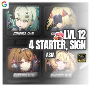 [ASIA] FMC | LVL 12 | TRIGGER SIGN + YE SHUNGUANG + CLARET + SUNNA + ZHAO + LYCAON + S11 | LOG GOOGLE ONLY | STARTER ACCOUNT | READ DESCRIPTION [#116g]