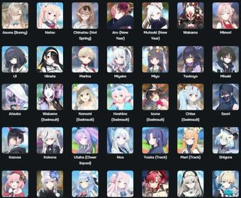 【Global/Japan】Customize the hero combination you need, Blue Archive/please contact me/You can click on the link to view the desired combination.