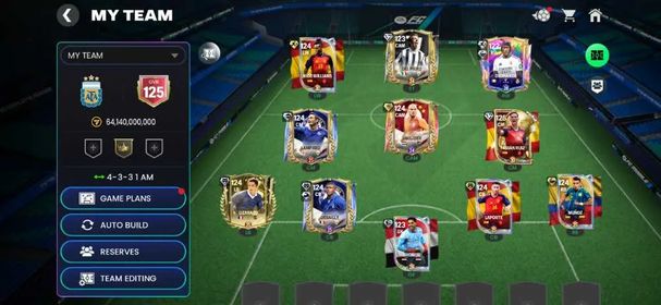 ⭐️️Sale⭐️️125 OVR ( no badge ) | good h2h | ios + Android, Rating 125, Squad price 64000kk, Coins on balance 500kk