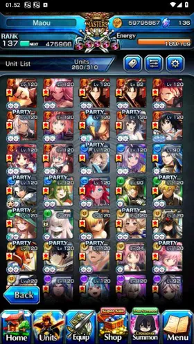Global Rank 137 Mono Dark Team! | 46/40 Ascend Units Saito,Igris,Shadow,Hkroy,Smiyu,Etc + Full Crests Ascend + 83 Luck Gem! [Instant Delivery]!!